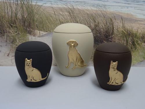 Urn met hond of kat